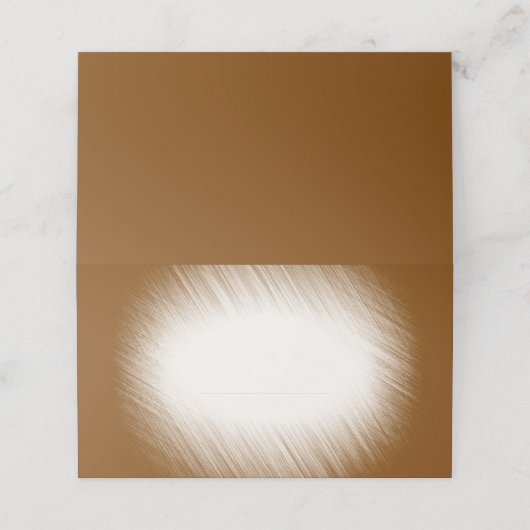 Chocolade Place Card Plaatskaartje (Buitenkant ongevouwen)