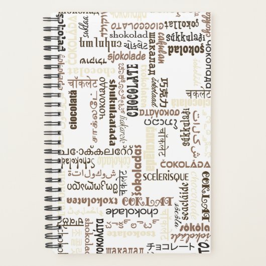 Chocolade Planner (Voorkant)