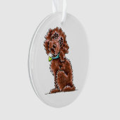 Chocolade Podle Mix Side Sit Ornament (voorkant)