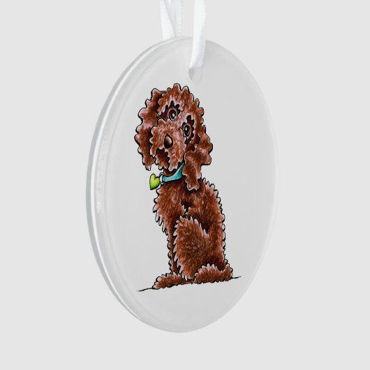 Chocolade Podle Mix Side Sit Ornament (voorkant)