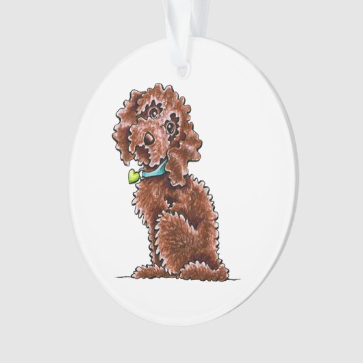 Chocolade Podle Mix Side Sit Ornament (voorkant)
