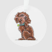 Chocolade Podle Mix Side Sit Ornament (voorkant)