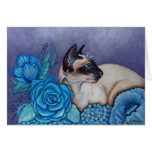 Chocolade Point Siamese Cat