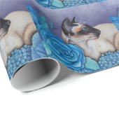 Chocolade Point Siamese Cat Cadeaupapier (Rol Hoek)