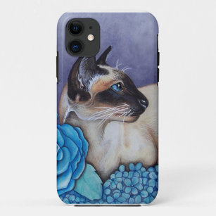 Chocolade Point Siamese Cat iPhone 11 Hoesje