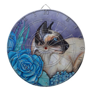 Chocolade Point Siamese Cat Dartbord