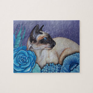 Chocolade Point Siamese Cat Legpuzzel