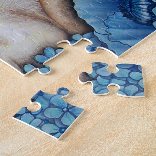 Chocolade Point Siamese Cat Legpuzzel (Zijkant)