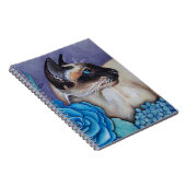 Chocolade Point Siamese Cat Notitieboek (Rechterzijde)