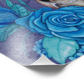 Chocolade Point Siamese Foto Afdruk (Hoek)