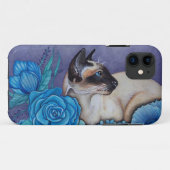 Chocolade Point Siamese Kat Case-Mate iPhone Case (Achterkant (horizontaal))