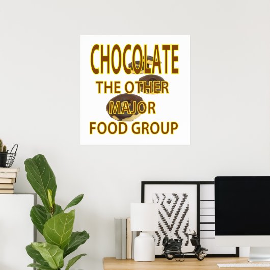 Chocolade Poster (Thuiskantoor)