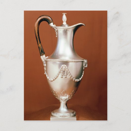 Chocolade-pot, met een weerzinwekkend ontwerp en briefkaart (Voorkant)