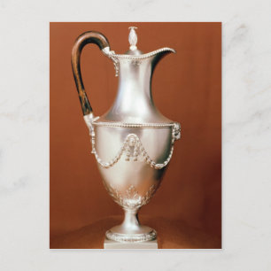 Chocolade-pot, met een weerzinwekkend ontwerp en briefkaart