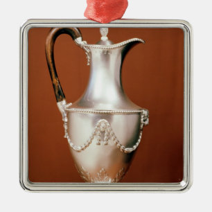 Chocolade-pot, met een weerzinwekkend ontwerp en metalen ornament