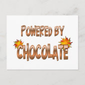 Chocolade Power Briefkaart (Voorkant)