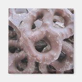 Chocolade Pretzel magneet (Voorkant)