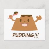 Chocolade PUDDEN!!! Briefkaart (Voorkant)