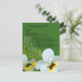 Chocolade Pudding Recipe Briefkaart (Staand voorkant)