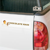 Chocolade Rain Bumpersticker (Op Truck)