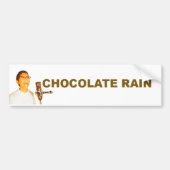 Chocolade Rain Bumpersticker (Voorkant)