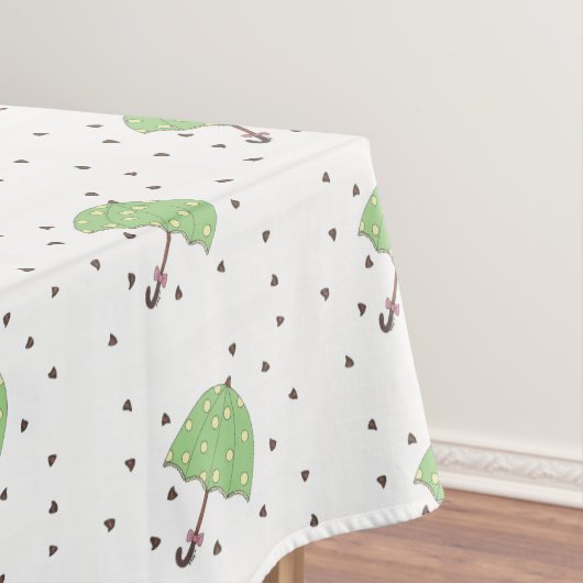 Chocolade Rain Sweet Baby Umbrella Tafelkleed (Voorbeeld)
