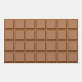 Chocolade Rechthoekige Stickers (Voorkant)