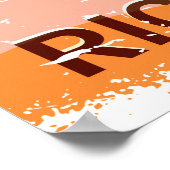 chocolade-reclame. poster (Hoek)