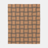 Chocolade Ribbon Fleece Blanket Deken (Voorkant)