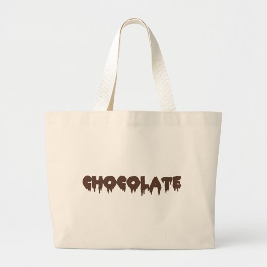Chocolade - Rocky Horror-stijl Grote Tote Bag (Voorkant)