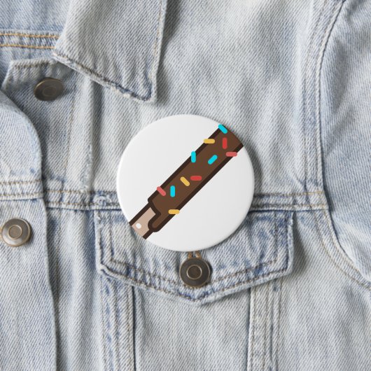 chocolade ronde button 7,6 cm (In situ)