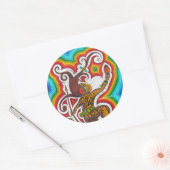 Chocolade Ronde Sticker (Envelop)