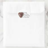 Chocolade Ronde Sticker (Tas)