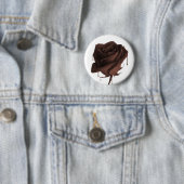 Chocolade Roos Button (In situ)