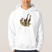 Chocolade Runner Duck Family Hoodie (Voorkant)