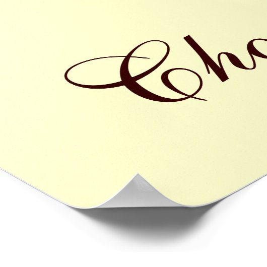 Chocolade Runner Duck Family Poster (Hoek)