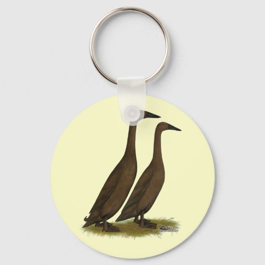 Chocolade Runner Ducks Sleutelhanger (Voorkant)