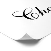 Chocolade Runner Eend Familie Poster (Hoek)