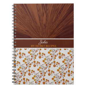 Chocolade Satijn/Bloemen Mijn Geheime Recepten Not Notitieboek