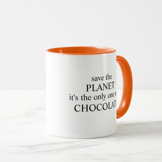 Chocolade Save the Planet | Pasen Mok (Voorkant rechts)