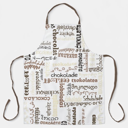 Chocolade Schort (Voorkant)