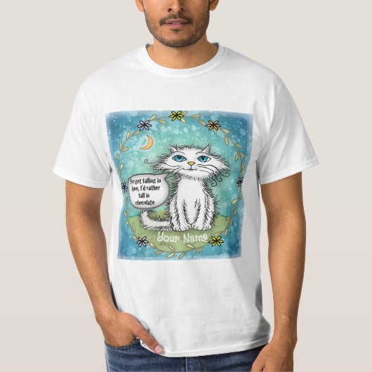 Chocolade Scraggles Kat T-shirt (Voorkant)