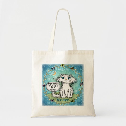 Chocolade Scraggles Kat  Tote Bag (Voorkant)