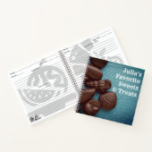 Chocolade Seashells Blank Desserts Recipe Book Notitieboek (Binnen)