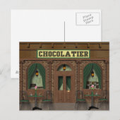 Chocolade Shop Briefkaart (Voorkant / Achterkant)