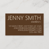 Chocolade Shop Chocolatier Gebak Chef Brigadeiro Visitekaartje (Achterkant)