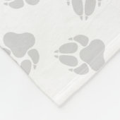 Chocolade Short Hair Dachshund Cartoon Dog & Name Fleece Deken (Hoek)