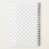 Chocolade Short Hair Dachshund Cartoon Dog & Text Planner (Achterkant)