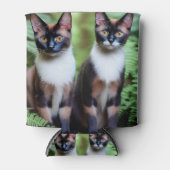 Chocolade Siamese Cat Twins, Koelbox Blikjeskoeler (Voorkant)