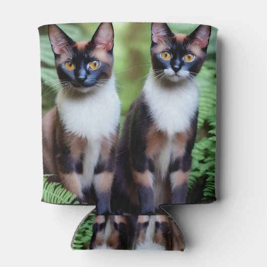 Chocolade Siamese Cat Twins, Koelbox Blikjeskoeler (Achterkant)